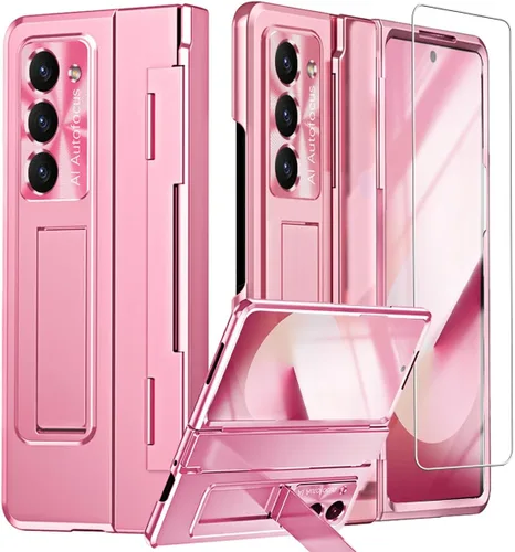 Vista 17 de Funda para Samsung Galaxy Z Fold 5 con protección de bisagra, [protector de pantalla integrado] diseño de una sola pieza, protector de lente