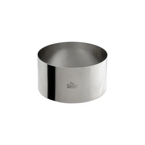 Vista 7 de Fat Daddio's anillos de pastelería y molde redondo para tortas de acero inoxidable, Plateado