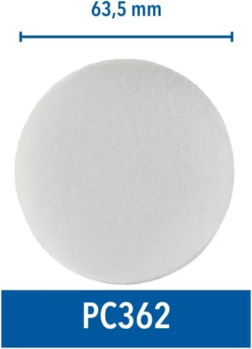 Vista 2 de Dremel PC362 Versa Foam Pad Multipack - 3 almohadillas para una limpieza y pulido más rápido y fácil con herramienta de limpieza eléctrica de alta