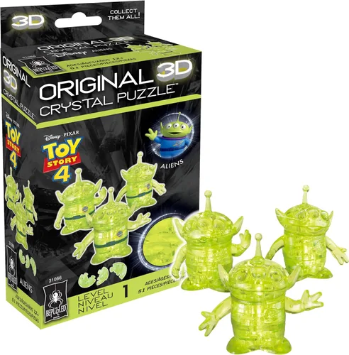 Vista 9 de BePuzzled Disney Platinum Dumbo Original 3D Crystal Puzzle, a partir de 12 años