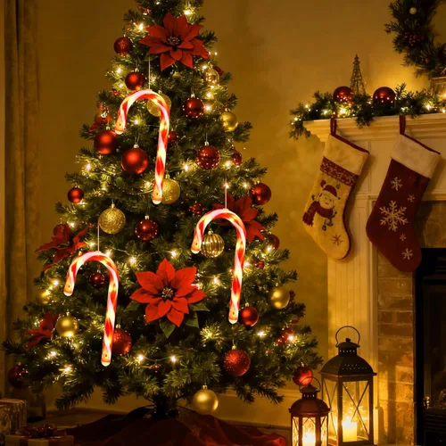 Vista 29 de Paquete de 3 luces de Navidad para ventana con temporizador, funciona con pilas, árbol de copo de nieve iluminado blanco con forma de estrella LED