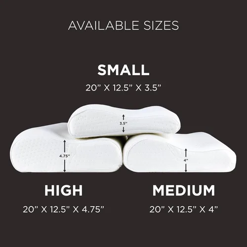 Vista 11 de Tempur-Pedic TEMPUR - Almohada para el cuello, perfil pequeño, color blanco