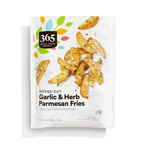 365 by Whole Foods Market Patatas fritas en cuña con ajo y parmesano, 14 OZ