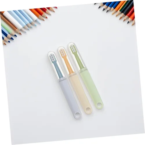 Vista 7 de 3pcs Double Head PET Toothbrush Set for Cats and Puppies