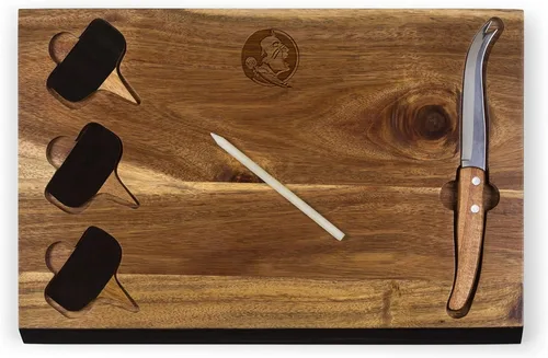Vista 62 de PICNIC TIME NCAA NCAA - Juego de tablas de cortar y herramientas de queso de acacia Delio unisex para adultos