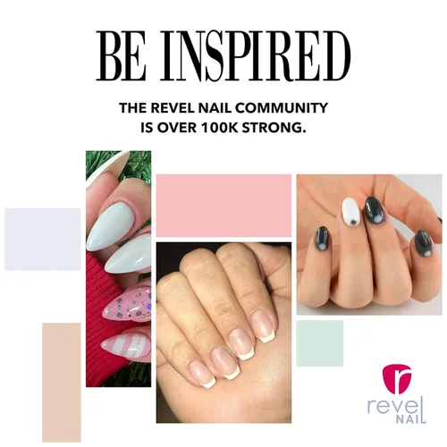 Vista 31 de Revel Nail Polvo de inmersión, esmalte de uñas en polvo rosa y francés, resistente a las astillas, con vitamina E y calcio, manicura de bricolaje