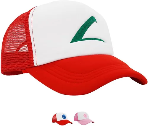 Sombrero de entrenador de equipo bordado para disfraz de cosplay de anime, tipo camionero, gorra con visera