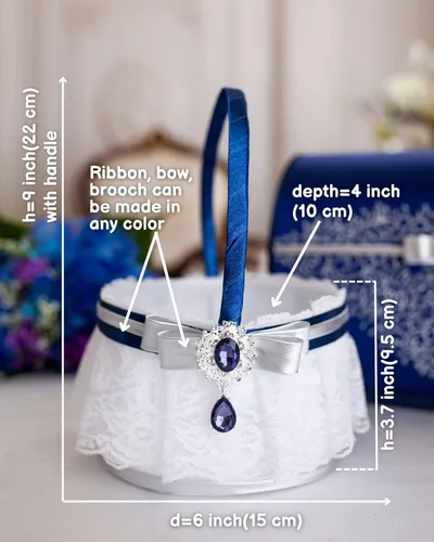 Vista 5 de Royal blue and gold Wedding Set, Personalized, Guest book, Wedding glasses Royal blue and gold wedding, Card box Royal blue wedding, Pillow