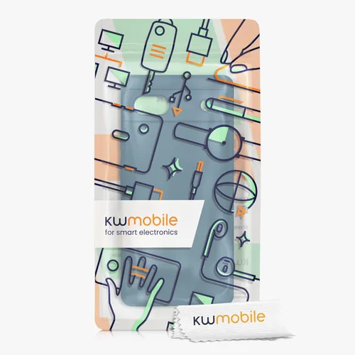 Vista 191 de kwmobile Funda Compatible con Google Pixel 6 Pro - Funda de teléfono de silicona TPU con acabado suave - Azul Arrecife