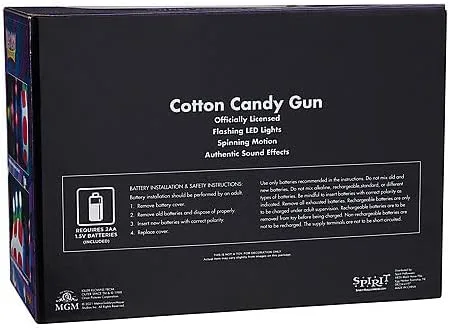 Vista 5 de Spirit Halloween Killer Klowns from Outer Space - Pistola de algodón de azúcar Producto oficial Accesorio de terror Accesorio Killer Klowns