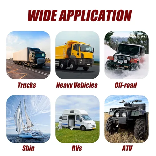 Vista 7 de KACOLA Interruptor de desconexión de batería de alta corriente 300A, interruptor maestro de corte de energía de batería 12-24V, aislador