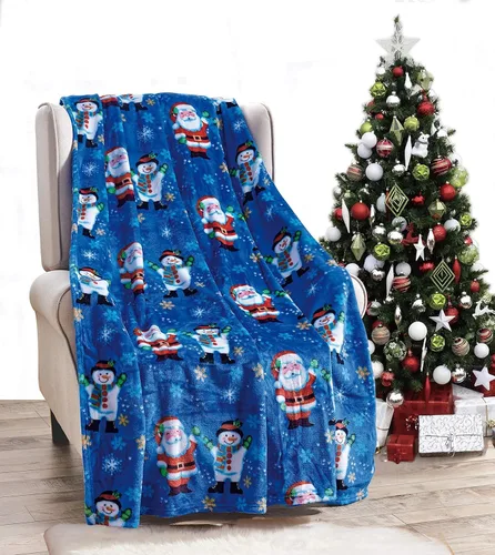 Vista 47 de Elegant Comfort Manta ligera estampada para sofá - Para todas las estaciones, ultra suave, acogedora y mullida - Mantas decorativas para sofá, Gracey