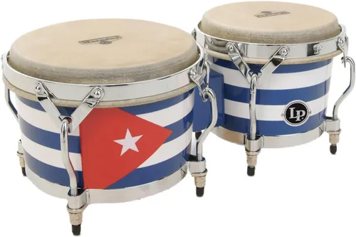 Vista 2 de Latin Percussion M201QBA Matador Bandera Cubana Bongos