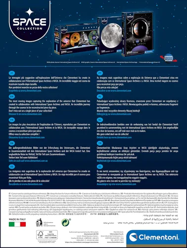 Vista 3 de Clementoni - 39717 - Space Collection Space Explorer - Rompecabezas de 1000 piezas, rompecabezas para adultos - Hecho en Italia