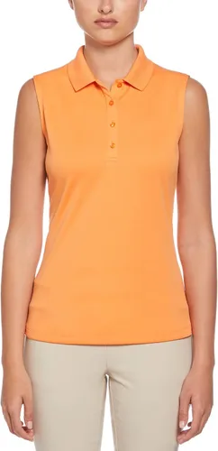 Vista 4 de [Usado] Callaway Polo de golf Opti-Dri sin mangas para mujer con protección solar de bloqueo UV, ajuste flexible, ropa de rendimiento para mujer