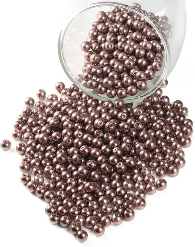 Vista 19 de YouLuo 200 piezas de cuentas de perlas de cristal Cuentas redondas de perlas de cristal checo satinado pequeño brillo para hacer joyas