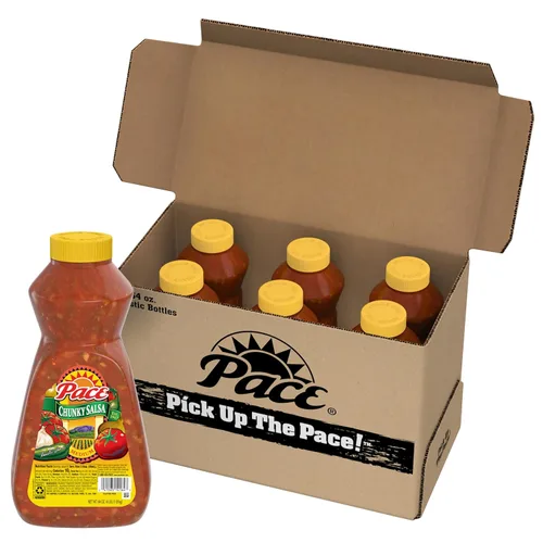 Vista 19 de Pace Salsa mediana gruesa con bajo contenido de sodio, tarro de 16 onzas