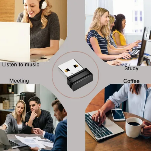 Vista 7 de Ratón indetectable Jiggler Shaker USB Mouse Mover para computadora portátil, mini ratón automático agitador de ratón sin controlador, simulador