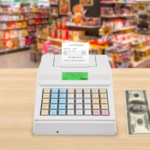 Vista 6 de Sistema de gestión de efectivo,Caja registradora electrónica,Registro de cajero LED,Sistema de control basado en menú Caja registradora