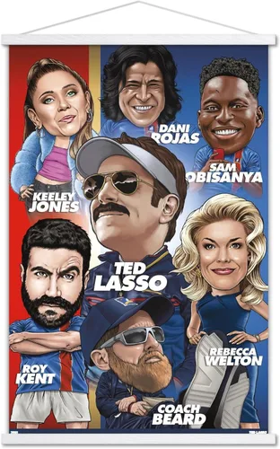Vista 8 de Trends International Ted Lasso - Póster de pared con marco magnético