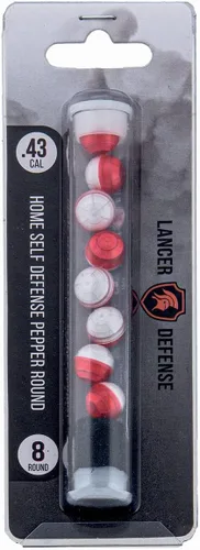 Vista 5 de Lancer Tactical Bola de Defensa 0.43 Cal para Autodefensa Incluye Proyectil de Pimienta para Uso en Todos los Lanzadores de Proyectiles de Pimienta