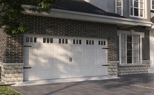 Vista 7 de ZEKOO - Kit de accesorios decorativos magnéticos para puerta de garaje, imanes para puerta de garaje, detalles de bisagras de imitación y asas