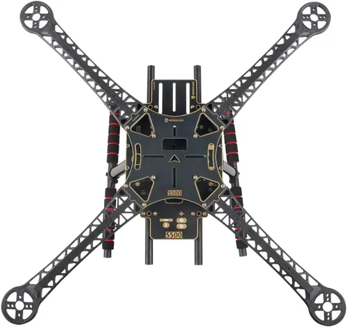 Vista 7 de ShareGoo S500 RC Quadcopter Fuselage Frame Kit versión PCB con fibra de carbono Landing Gear Skide Kits