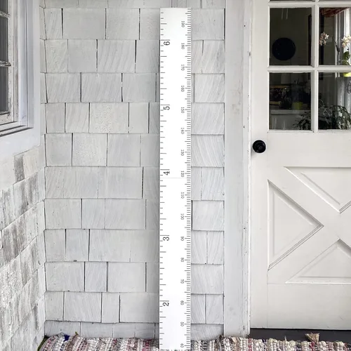 Vista 17 de Headwaters Studio Tabla de crecimiento de madera – Tabla de altura para niños, medida de pared para niños, tabla de altura para pared, regla