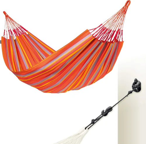 Vista 33 de LA SIESTA Brisa Hamaca Clásica, Hecha a Mano, Resistente a la Intemperie, Resistente a Desgarros para Relajación Interior y Exterior, Tamaño-King