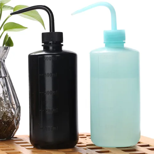 Vista 73 de 2 botellas de lavado de tatuajes de 8.5 fl oz Botella de agua de 8 oz para riego de suculentas y limpieza médica, negro y azul