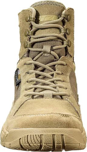 Vista 2 de ANTARCTICA - Botas tácticas militares ligeras de hombre para senderismo, botas de trabajo