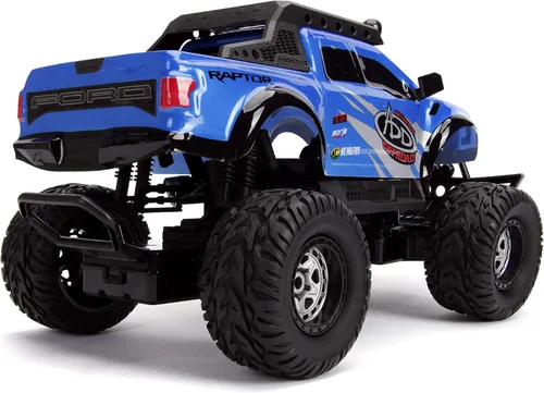 Vista 2 de Jada Toys Just Trucks 2017 Ford F-150 Raptor Elite 4x4 RC, azul, 31090