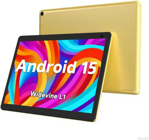 Vista 9 de COOPERS Tablet 10 pulgadas, Android 15 Tablet, 32GB ROM 1TB Expandir Tabletas de computadora, Procesador Quad Core 6000mAh Batería, Pantalla táctil