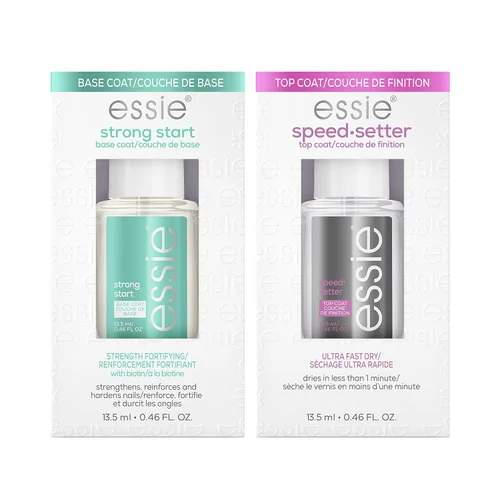 Vista 18 de essie Nail Care Strong Start Base Coat - Base de esmalte de uñas fortalecedor, vegana, libre de 8 sustancias nocivas, esmalte de uñas fortalecedor