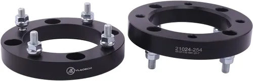 VLAOSCHI Espaciadores de rueda forjados en negro 4x137 para todoterreno de 1 pulgada con pernos de 10x1.25 Compatibles con Kawasaki Can-Am