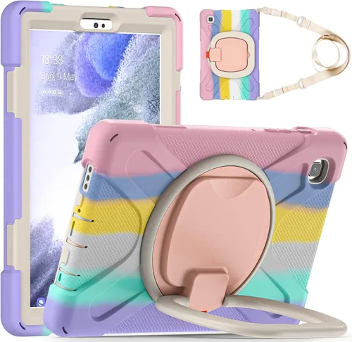 Vista 120 de Funda de rotación 360 para Galaxy Tab ActivePro/Tab Active4 Pro/Active 5 Pro de 10.1 pulgadas, funda resistente con anillo giratorio, soporte