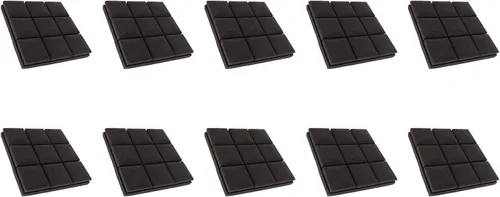 Vista 4 de 10pcs Studio Foam Acoustic Panels Soundproof Wedges High Absorption Sound Dampening