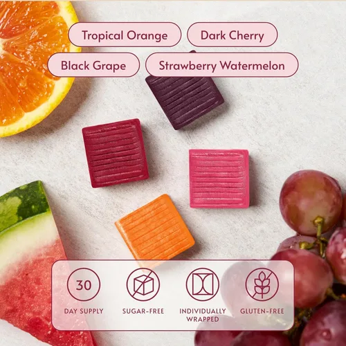 Vista 3 de Bariatric Advantage Multi Chewy Bite - Multivitamínico suave para masticar para pacientes de cirugía bariátrica - Multivitamínico masticable