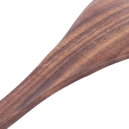 Vista 5 de Espátula de madera Wok Espátula de cocina Utensilios de Madeira Espátula de madera Turner sartén antiadherente Pala Mango largo Utensilios de cocina