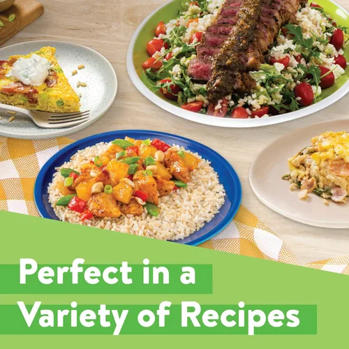 Vista 4 de Minute Arroz integral, arroz integral instantáneo para comidas rápidas, caja de 28 onzas