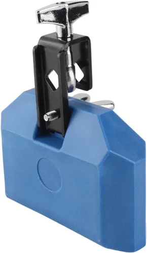 Plastic Percussion Block with Mounting Bracket for Crisp Medium Pitch Sound, a Jam Block and Latin Drum Instrument for Drummers Expanding their Kit