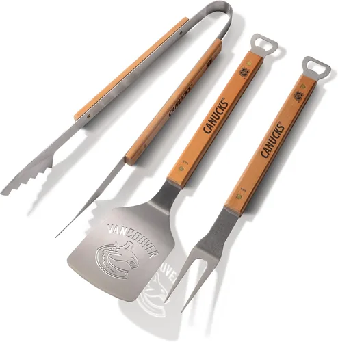 Vista 24 de YouTheFan NHL St. Louis Blues Classic Series - Juego de utensilios para barbacoa de 3 piezas