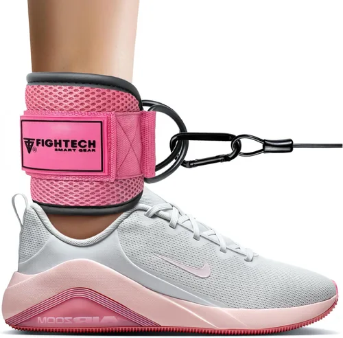 Vista 10 de FIGHTECH Ankle Straps Cable Machine Attachment for Gym - Cable Kickback Ankle Straps - Padded Ankle Cuffs for Glute Kickbacks and Leg Workouts
