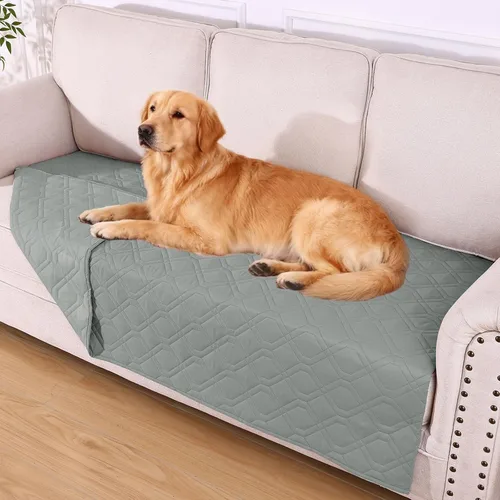 Vista 21 de hyha - Manta impermeable para cama de perro, mantas suaves para mascotas, funda impermeable para sofá para perros, fundas reversibles lavables