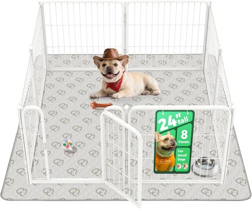 Vista 66 de FXW Homeplus Unleashed Corralito para Perros de Interior - Juego Sin Estrés y Seguro, Resistente de 24 Pulgadas 2 Paneles Corralito para Cachorros