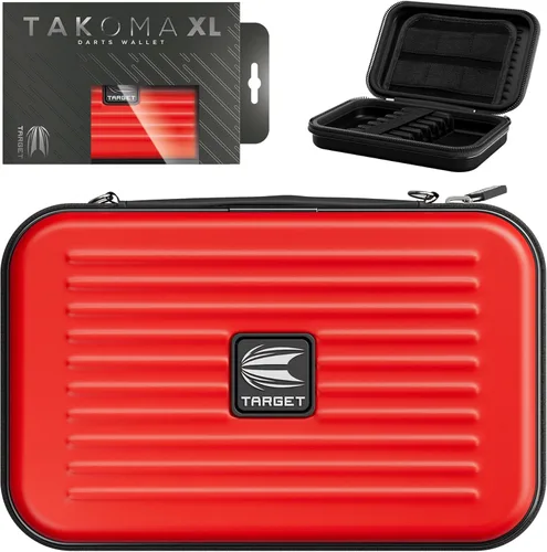 Vista 9 de Target Darts Takoma XL - Estuche tipo cartera para dardos, Negro - Capacidad para 6 dardos, Soporte protector de EVA con bolsas de doble cierre