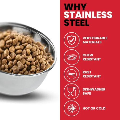 Vista 5 de Cazuela para alimentar pájaros, de acero inoxidable, 10 onzas, S, Negro