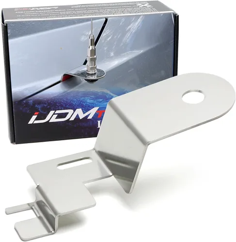 iJDMTOY Soporte de antena CB/borde de capó resistente construido de acero inoxidable compatible con Ford F-250 F-350 Super Duty 2017-2022