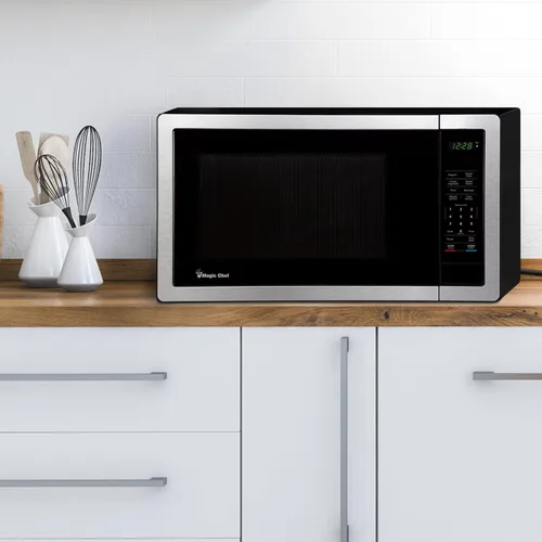 Vista 6 de Microondas de encimera de 900 vatios de 0.9 pies cúbicos con toque digital