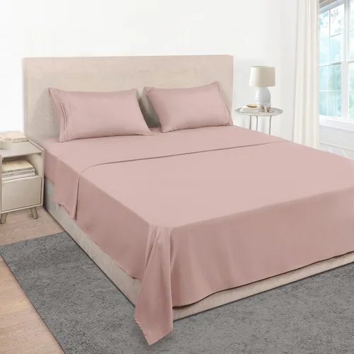 Vista 33 de Mejoroom Sábanas a rayas tamaño completo - sábanas de lujo de 1800 hilos con bolsillo profundo de 16 pulgadas, colección de ropa de cama de alta